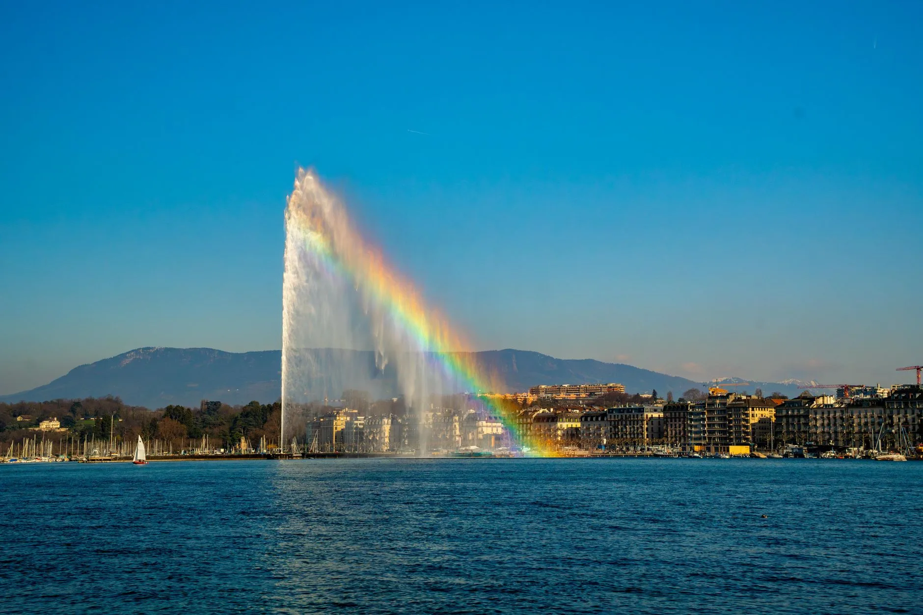 Genève : la vieille ville, le Jet d'eau et les institutions internationales