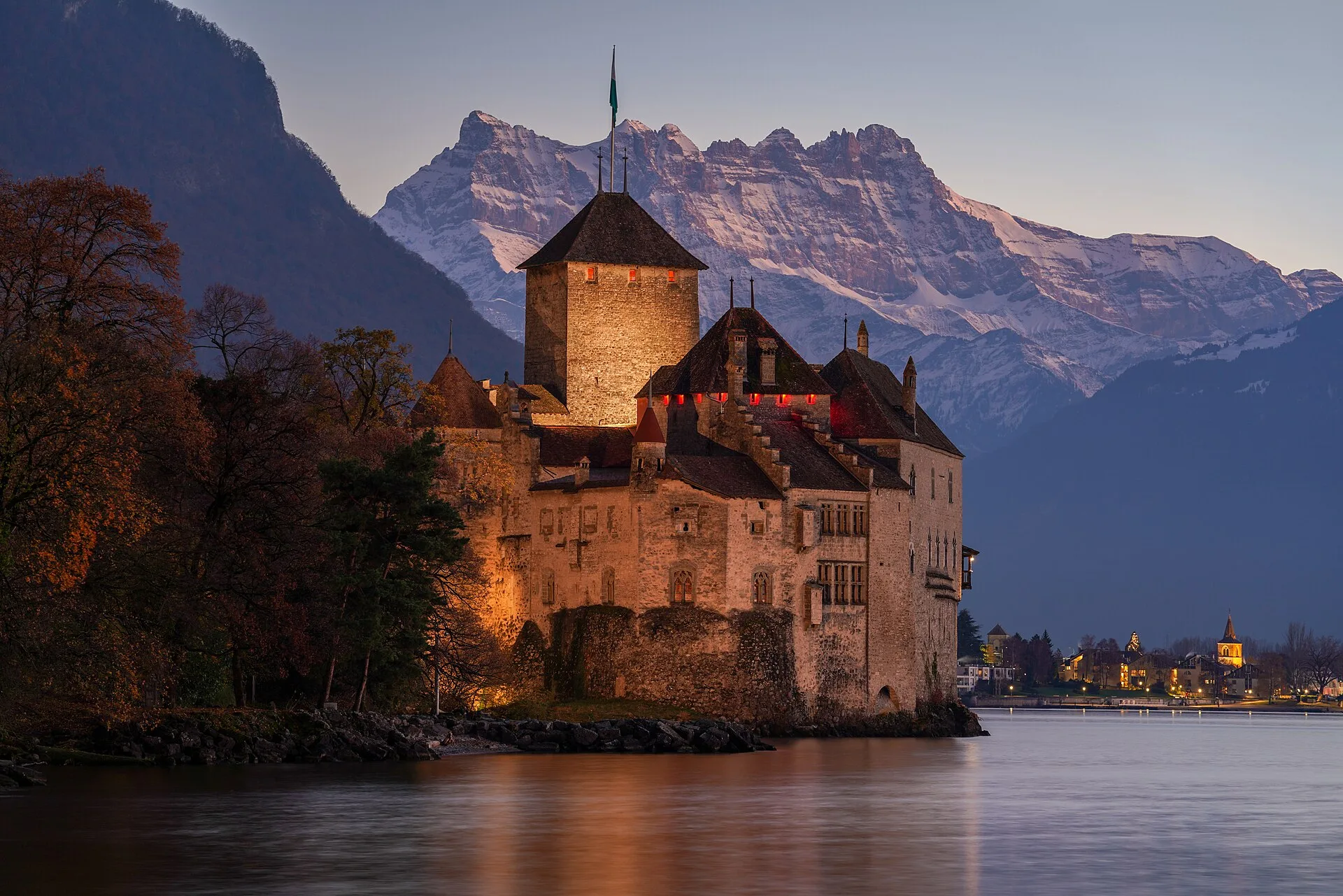 Vevey, Montreux et le château de Chillon