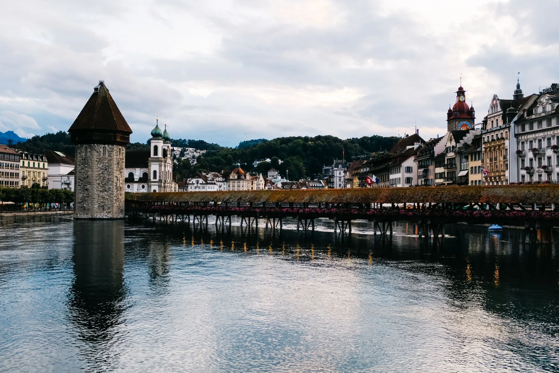La vieille ville de Lucerne à pied